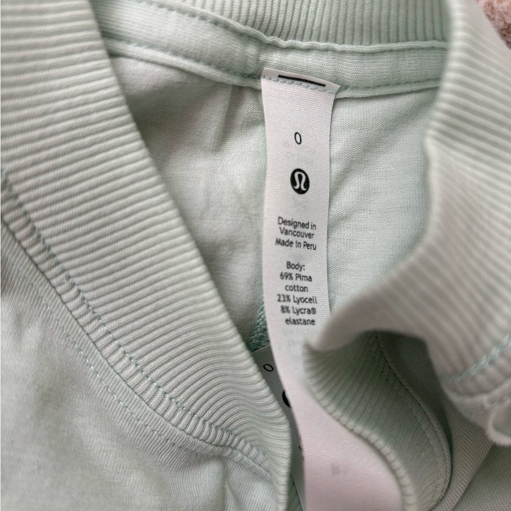 Lululemon All Yours Crop Tank in Delicate Mint - Picture 3 of 4